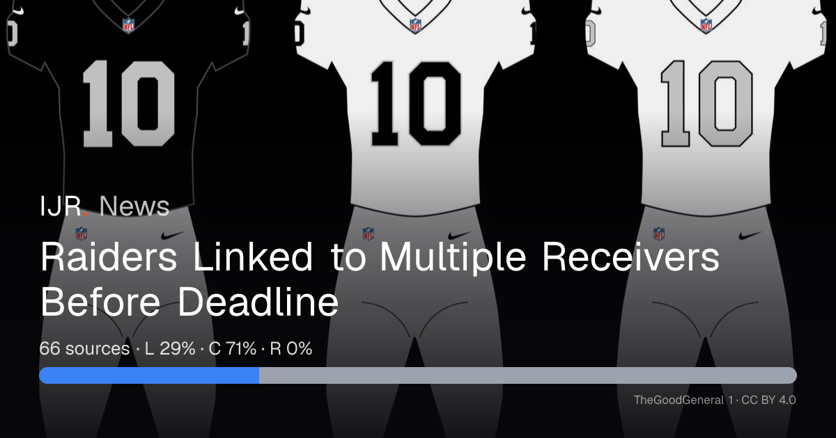 Raiders Linked to Multiple Receivers Before Deadline — IJR News