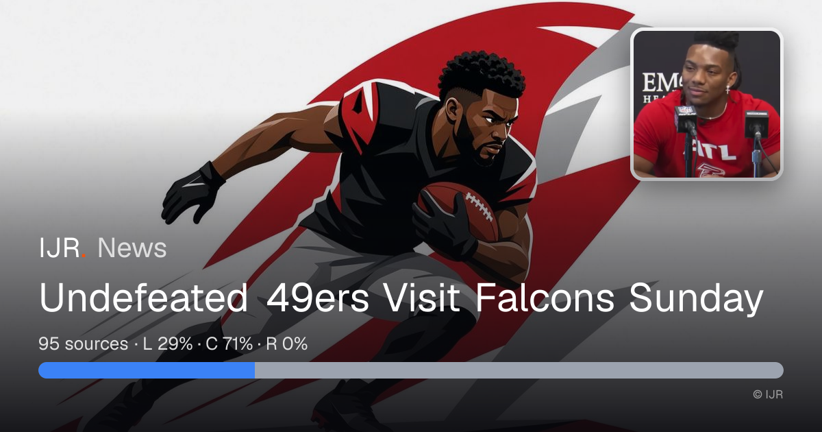 Undefeated 49ers Visit Falcons Sunday — IJR News