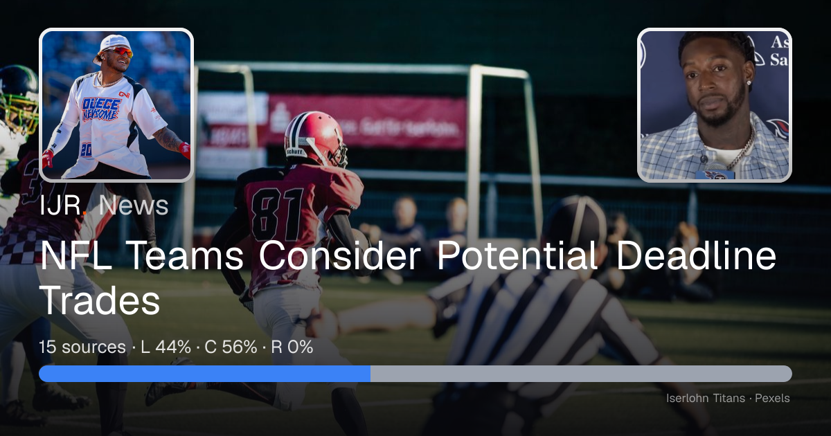 NFL Teams Consider Potential Deadline Trades — IJR News