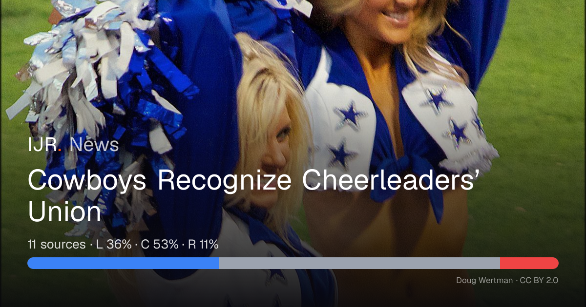 Cowboys Recognize Cheerleaders’ Union — IJR News