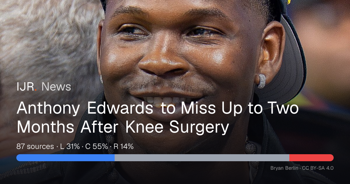 Anthony Edwards to Miss Up to Two Months After Knee Surgery — IJR News