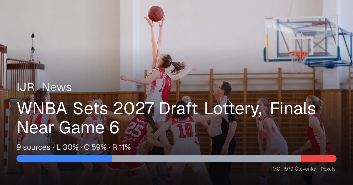 WNBA Sets 2027 Draft Lottery, Finals Near Game 6 — IJR News