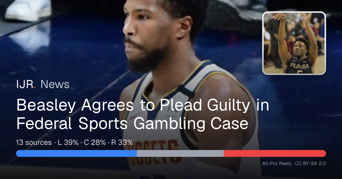 Beasley Agrees to Plead Guilty in Betting Case — IJR News