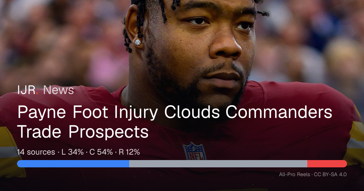 Payne Foot Injury Clouds Commanders Trade Prospects — IJR News