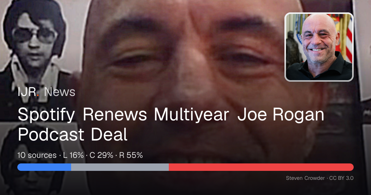 Spotify Renews Multiyear Joe Rogan Podcast Deal — IJR News