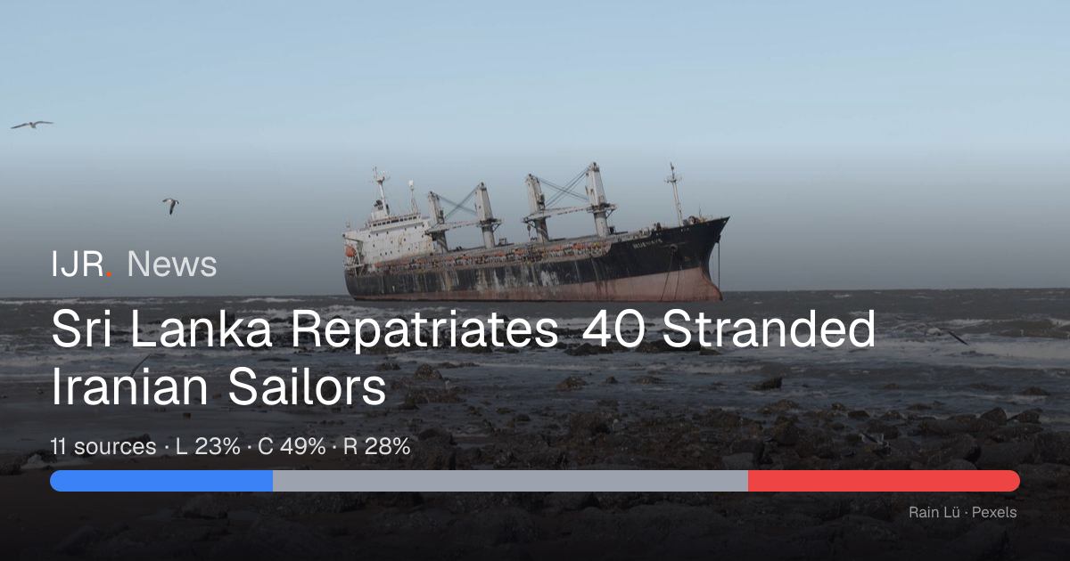 Sri Lanka Repatriates 40 Stranded Iranian Sailors — IJR News