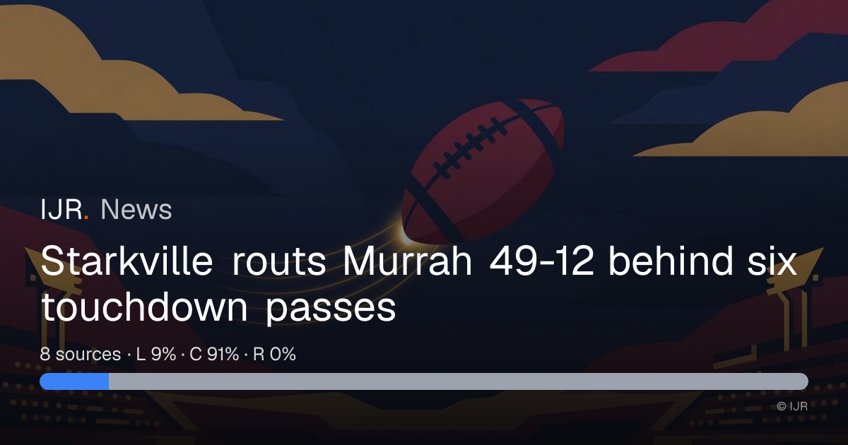Starkville routs Murrah 49-12 behind six touchdown passes — IJR News