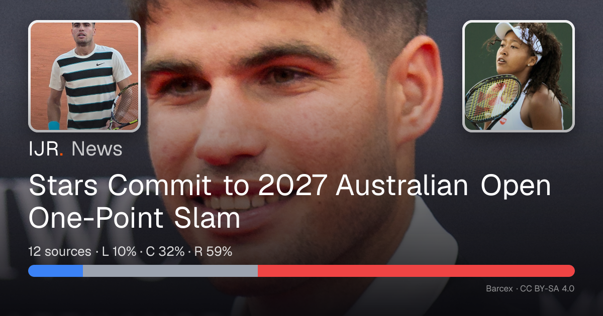 Stars Commit to 2027 Australian Open One-Point Slam — IJR News