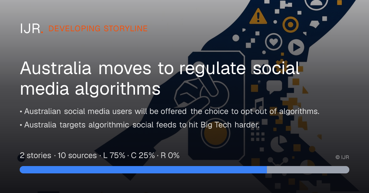 Australia moves to regulate social media algorithms — developing ...