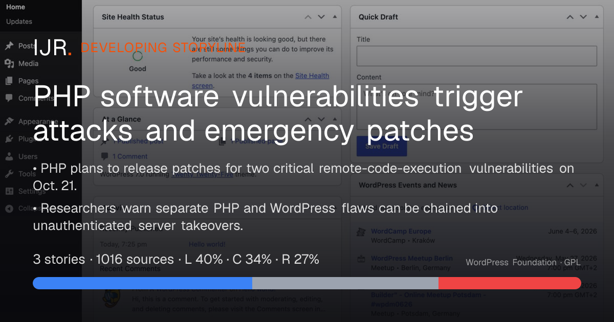 PHP software vulnerabilities trigger attacks and emergency patches ...