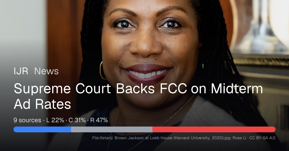 Supreme Court Backs FCC on Midterm Ad Rates — IJR News