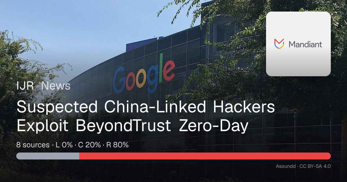 Suspected China-Linked Hackers Exploit BeyondTrust Zero-Day — IJR News