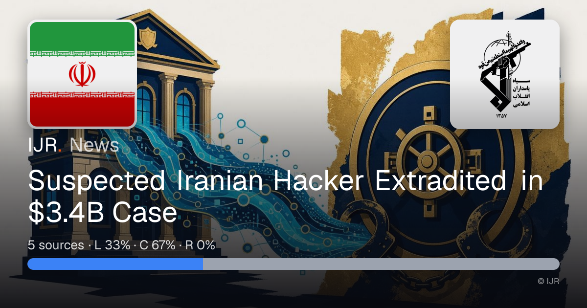 Suspected Iranian Hacker Extradited in $3.4B Case — IJR News