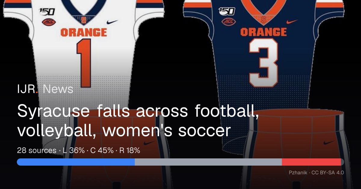 Syracuse falls across football, volleyball, women's soccer — IJR News