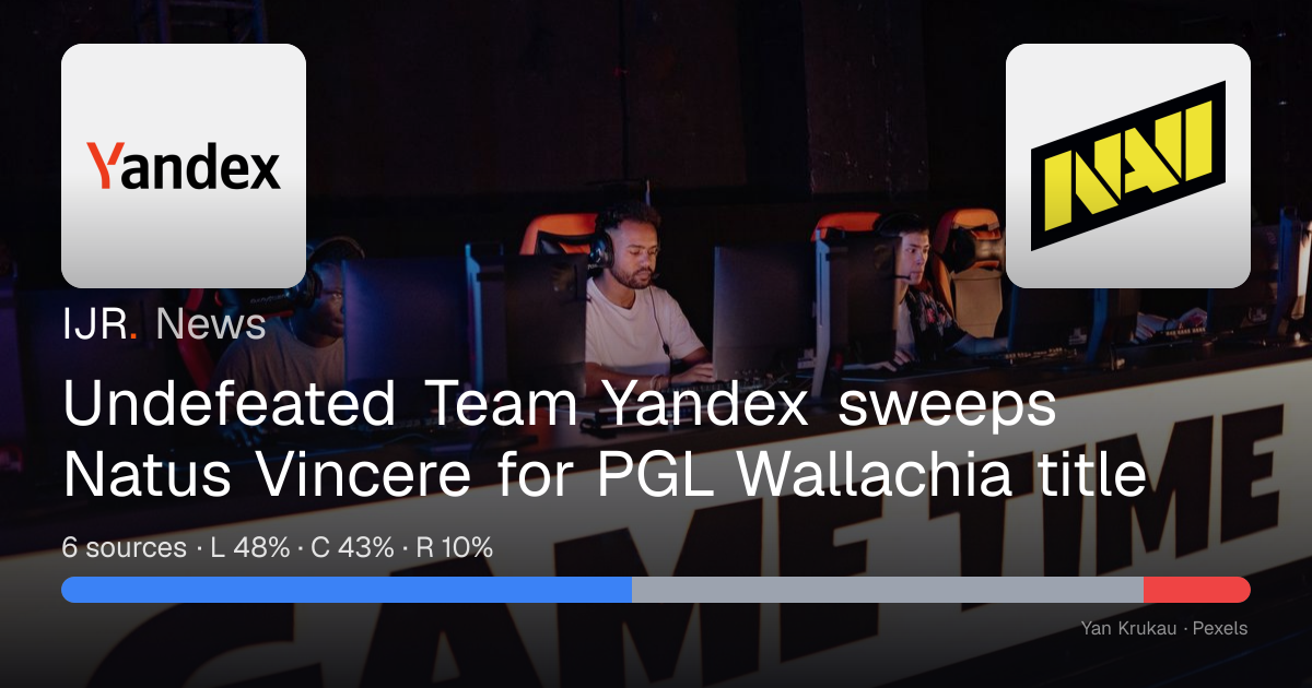 Undefeated Team Yandex sweeps Natus Vincere for PGL Wallachia title ...