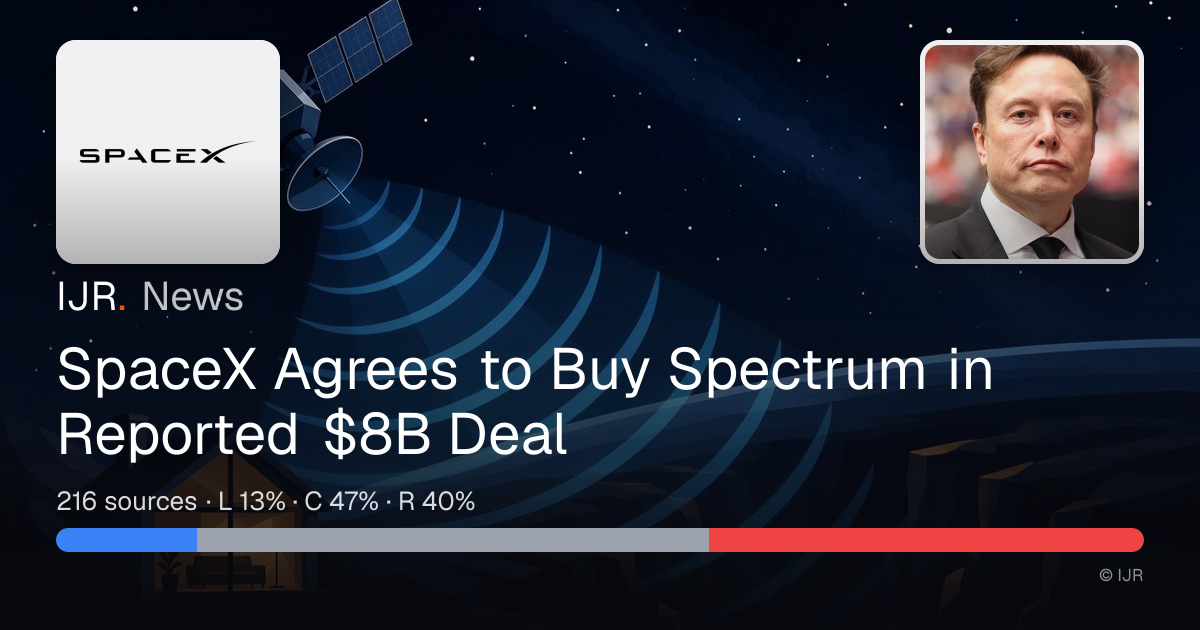 SpaceX Agrees to Buy Spectrum in Reported $8B Deal — IJR News