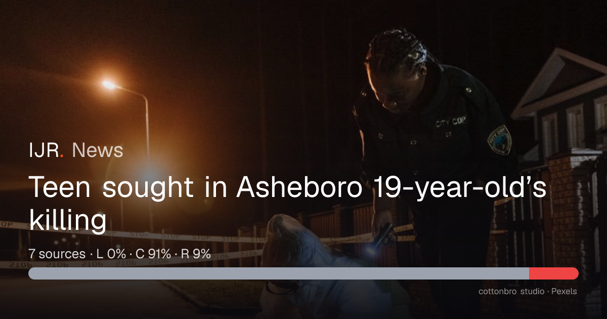 Teen sought in Asheboro 19-year-old’s killing — IJR News