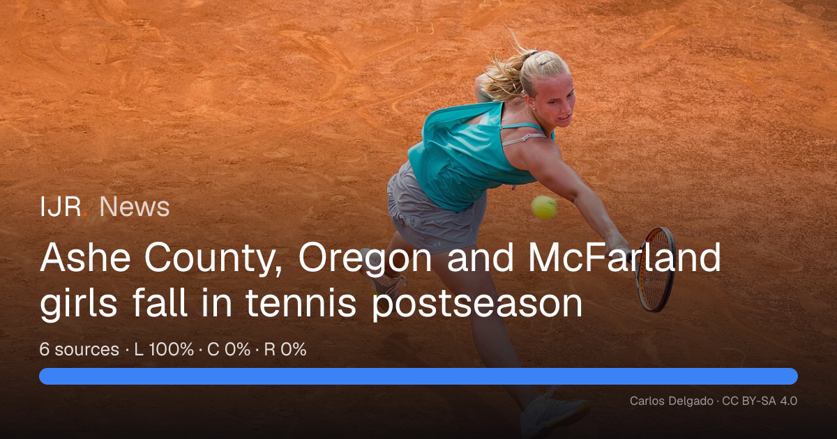 Ashe County, Oregon and McFarland girls fall in tennis postseason — IJR ...