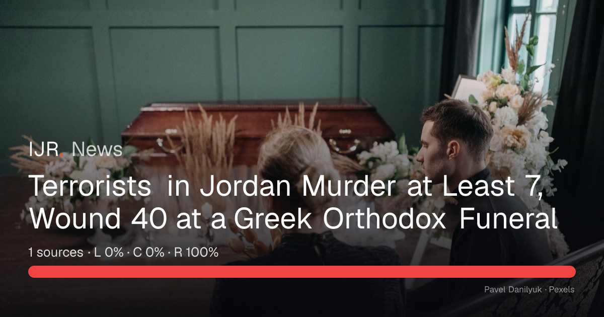Terrorists in Jordan Murder at Least 7, Wound 40 at a Greek Orthodox ...