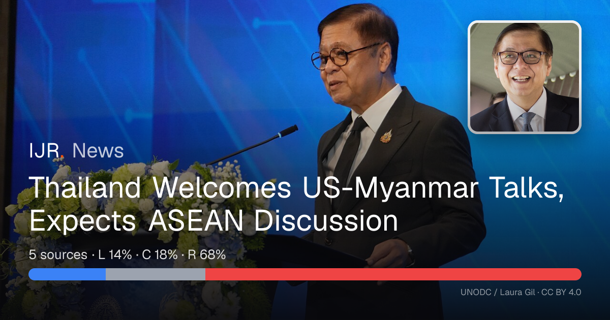Thailand Welcomes US-Myanmar Talks, Expects ASEAN Discussion — IJR News