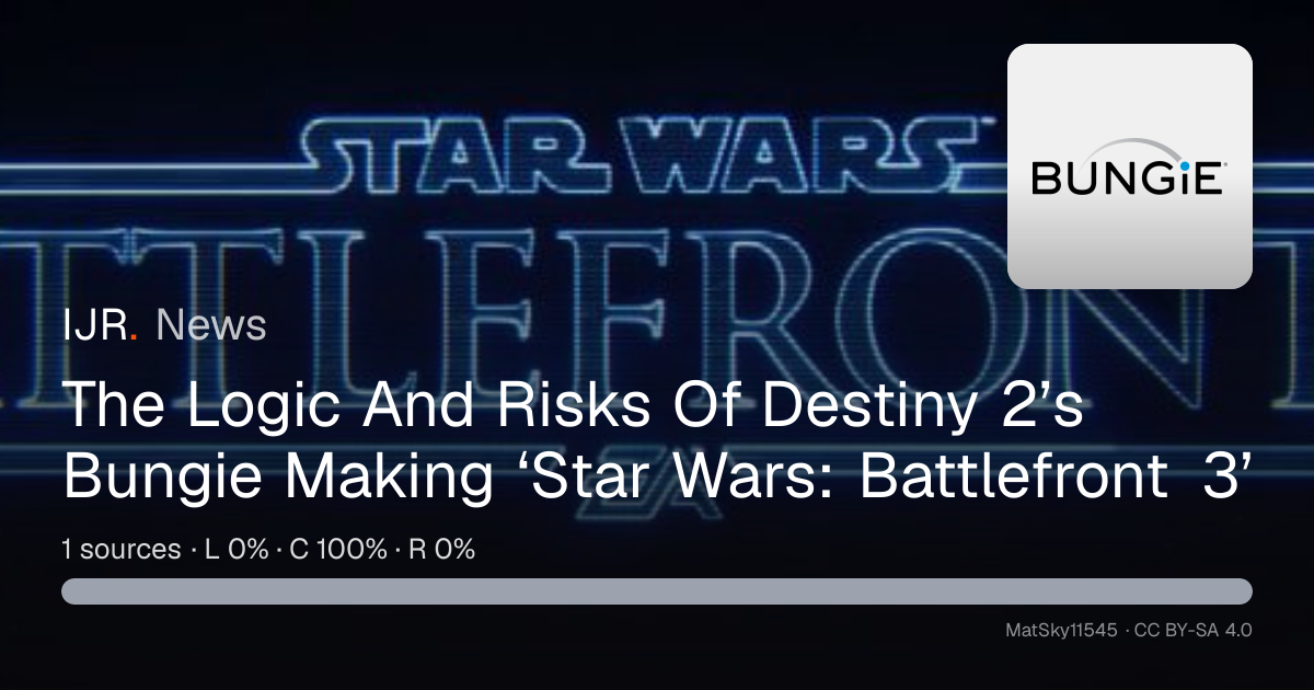 The Logic And Risks Of Destiny 2’s Bungie Making ‘Star Wars ...