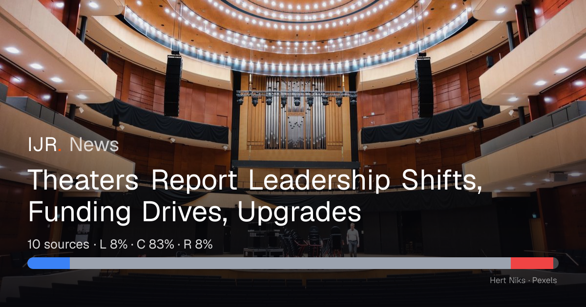 Theaters Report Leadership Shifts, Funding Drives, Upgrades — IJR News