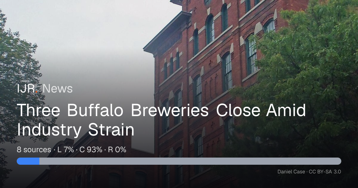 Three Buffalo Breweries Close Amid Industry Strain — IJR News