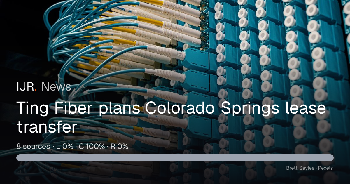 Ting Fiber plans Colorado Springs lease transfer — IJR News