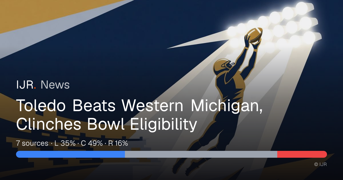 Toledo Beats Western Michigan, Clinches Bowl Eligibility
