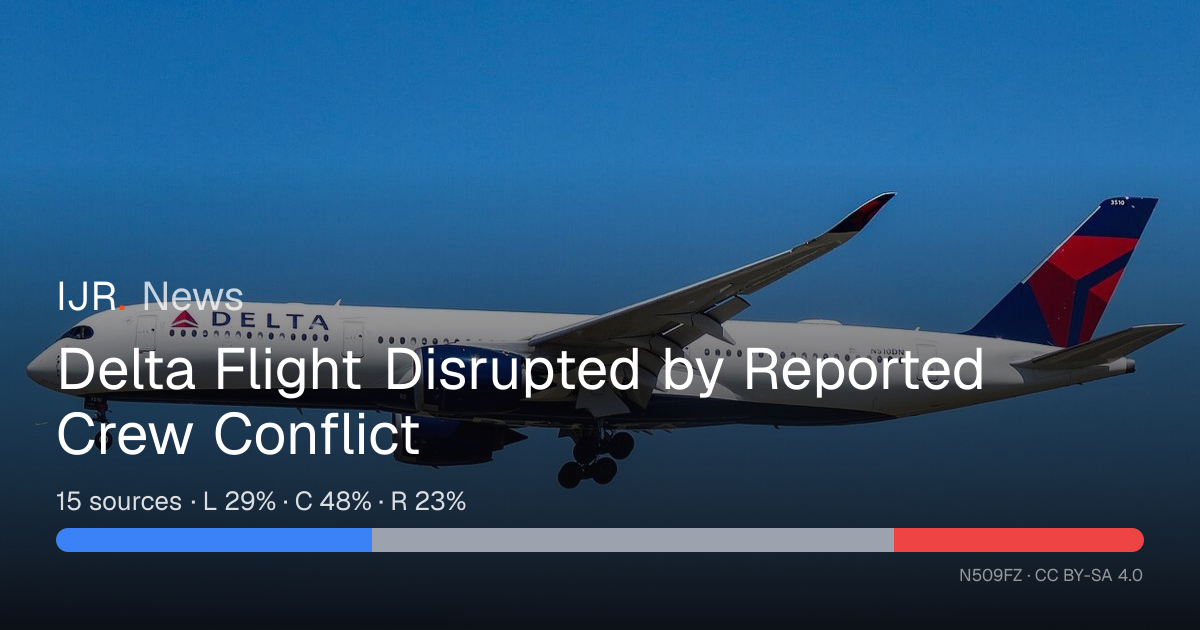 Delta Flight Disrupted by Reported Crew Conflict — IJR News