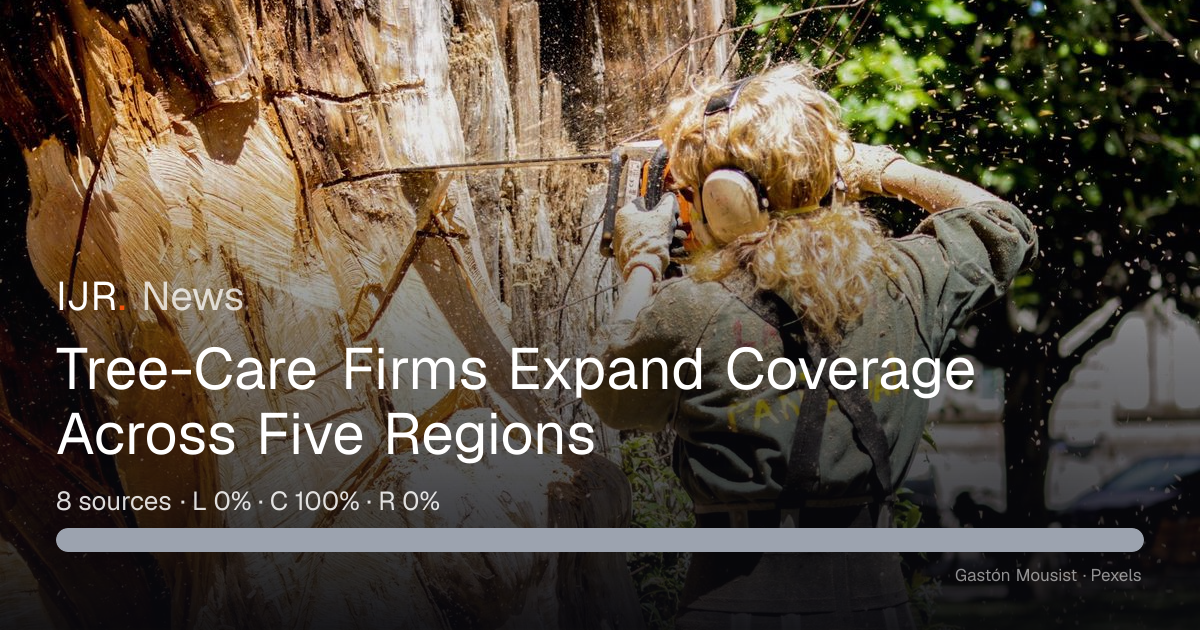 Tree-Care Firms Expand Coverage Across Five Regions — IJR News