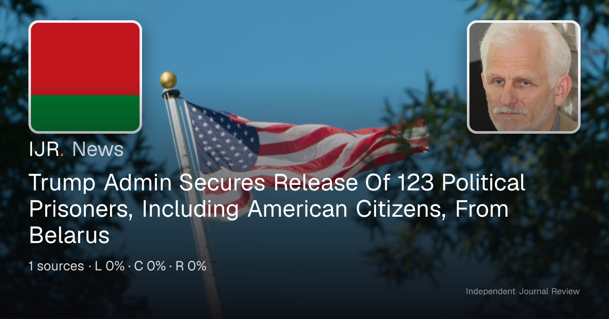 Trump Admin Secures Release Of 123 Political Prisoners, Including ...