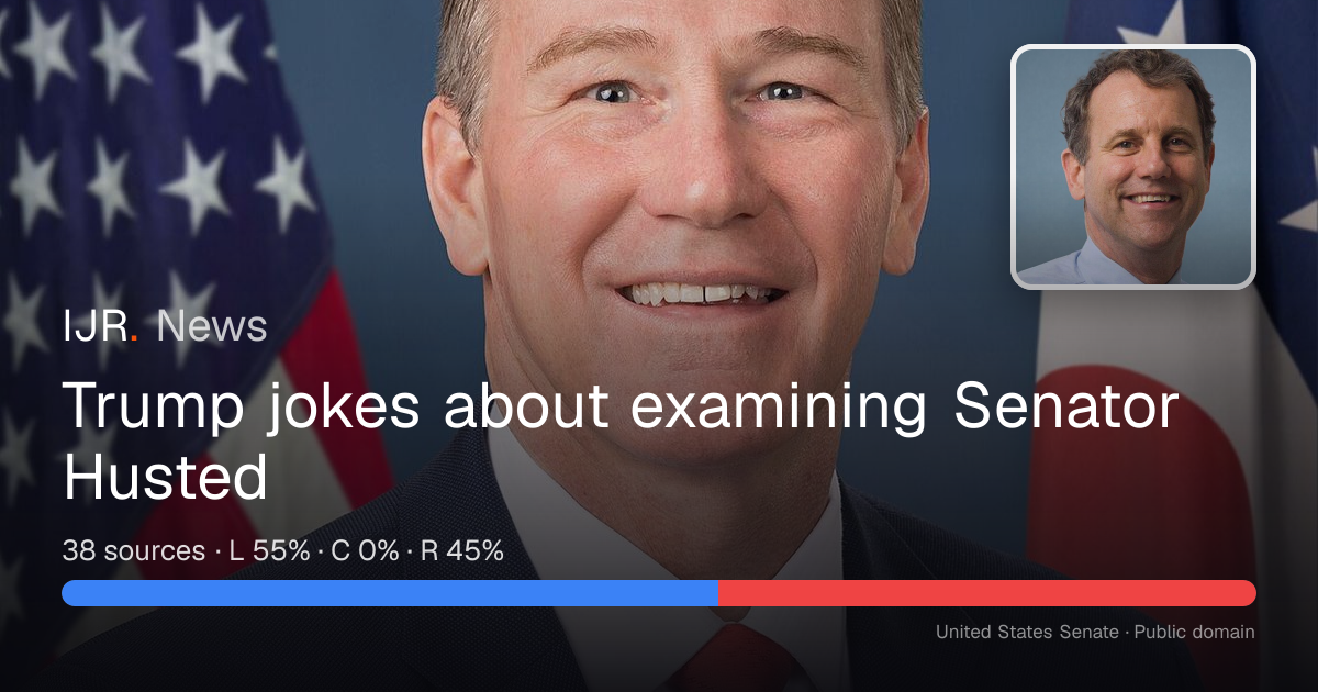 Trump jokes about examining Senator Husted — IJR News