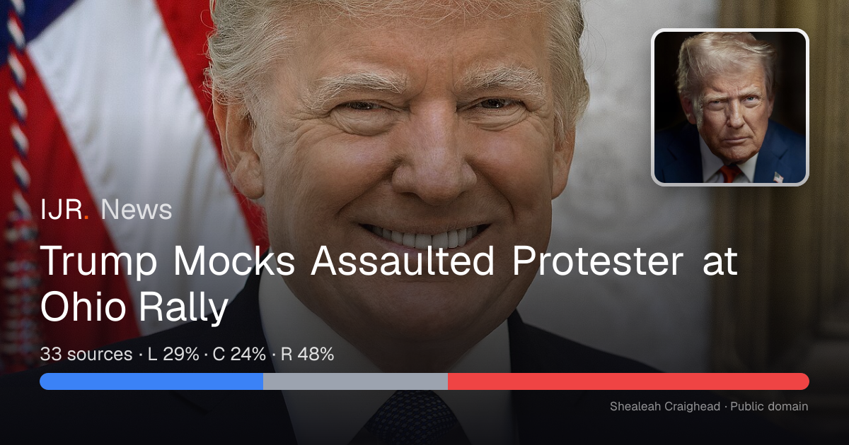 Trump Mocks Assaulted Protester at Ohio Rally — IJR News