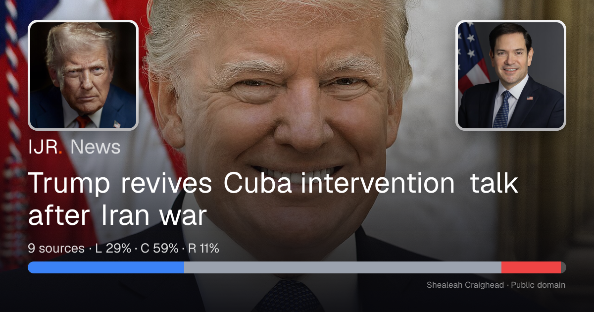 Trump revives Cuba intervention talk after Iran war — IJR News