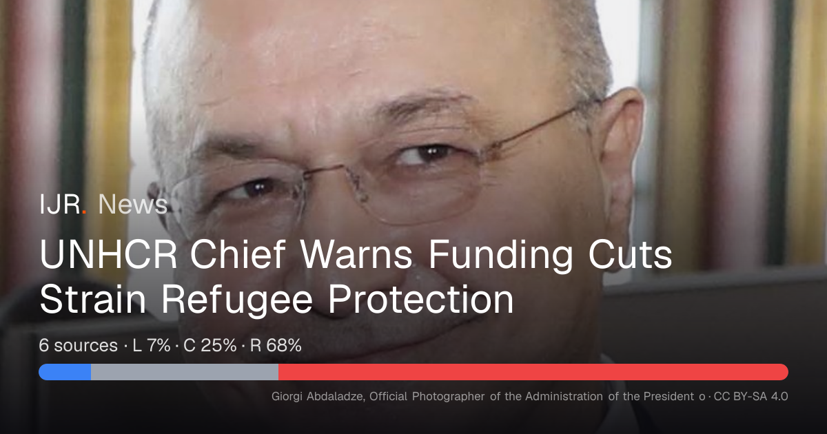 UNHCR Chief Warns Funding Cuts Strain Refugee Protection — IJR News