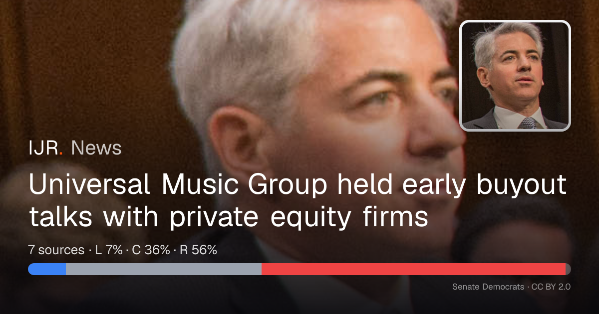 Universal Music Group reportedly holds buyout talks — IJR News