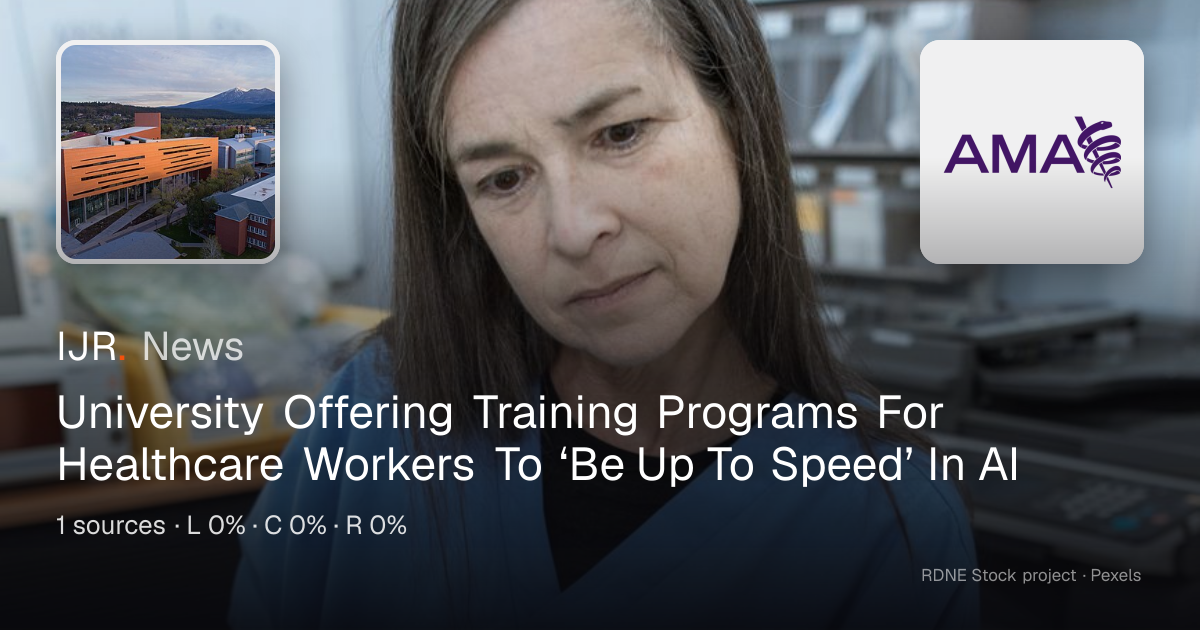 University Offering Training Programs For Healthcare Workers To ‘Be Up ...