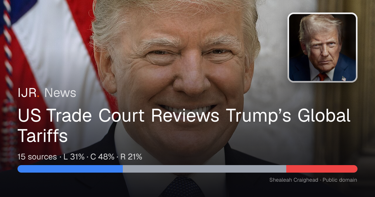 US Trade Court Reviews Trump’s Global Tariffs — IJR News