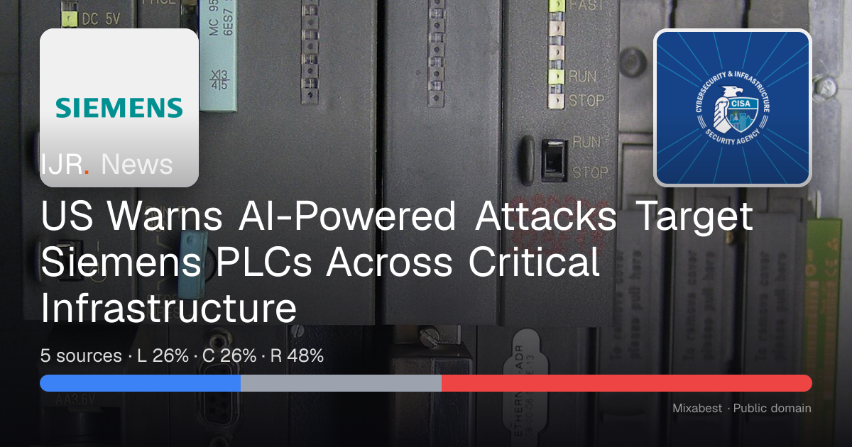 US Warns AI-Powered Attacks Target Siemens PLCs Across Critical ...
