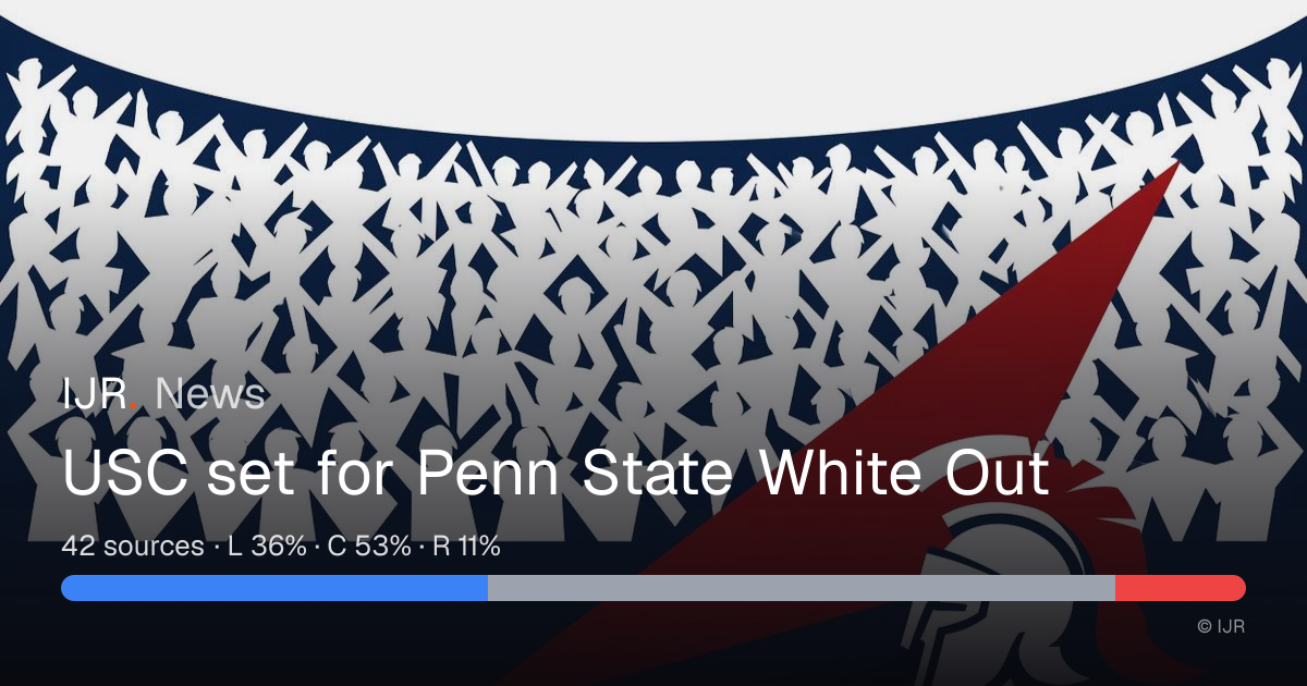USC set for Penn State White Out — IJR News