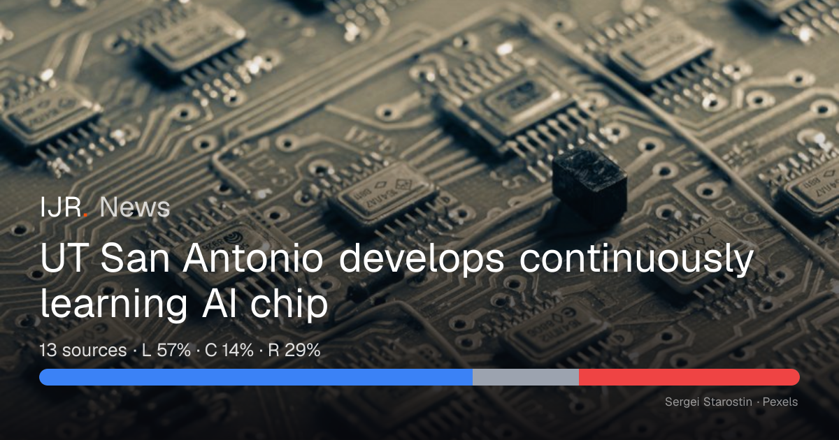 UT San Antonio develops continuously learning AI chip — IJR News