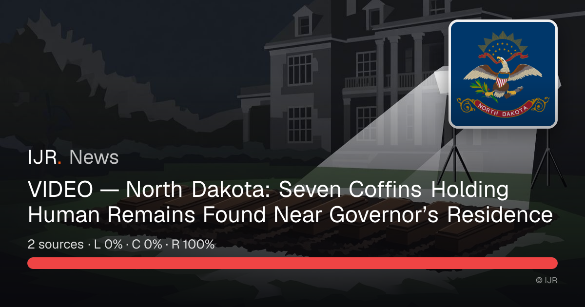 VIDEO — North Dakota: Seven Coffins Holding Human Remains Found Near ...