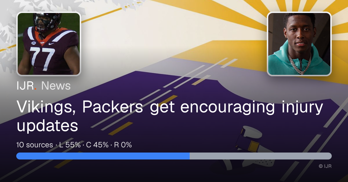 Vikings, Packers get encouraging injury updates — IJR News