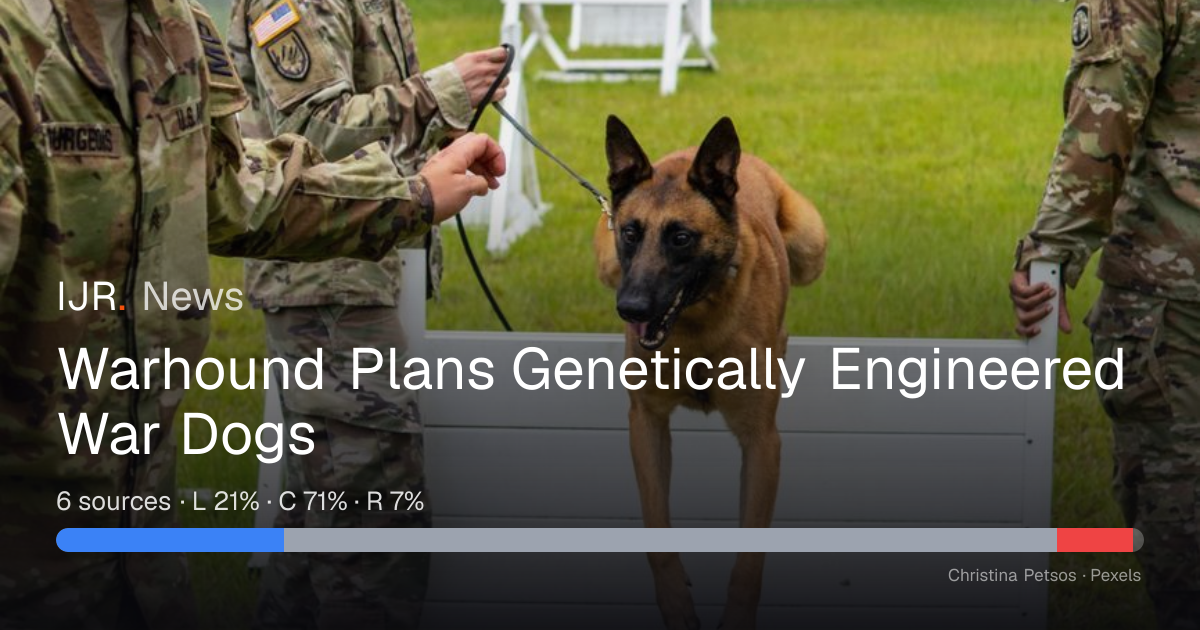 Warhound Plans Genetically Engineered War Dogs — IJR News