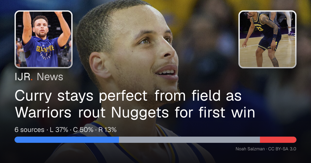 Warriors earn first win, rout Nuggets 134-114 — IJR News