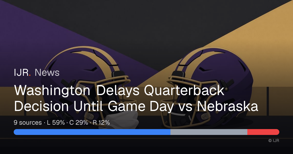 Washington, Iowa Delay Starting Quarterback Decisions — IJR News