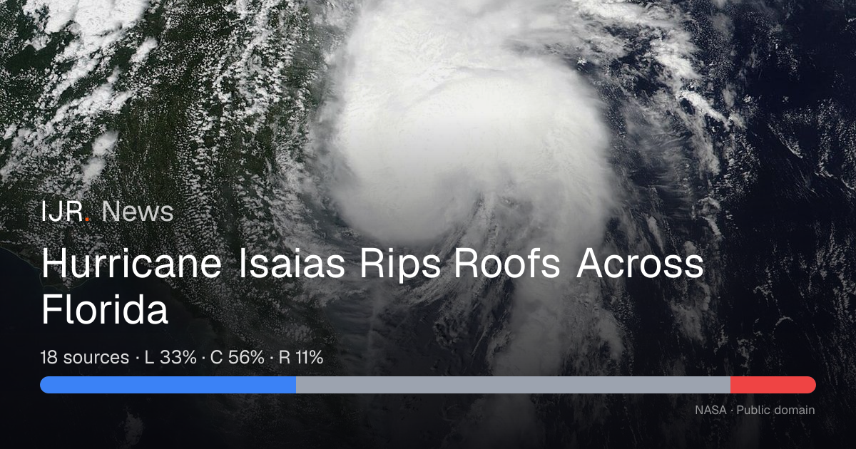 Hurricane Isaias Rips Roofs Across Florida — IJR News