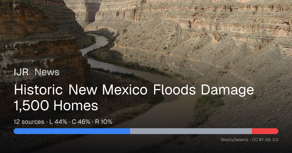 Historic New Mexico Floods Damage 1,500 Homes — IJR News