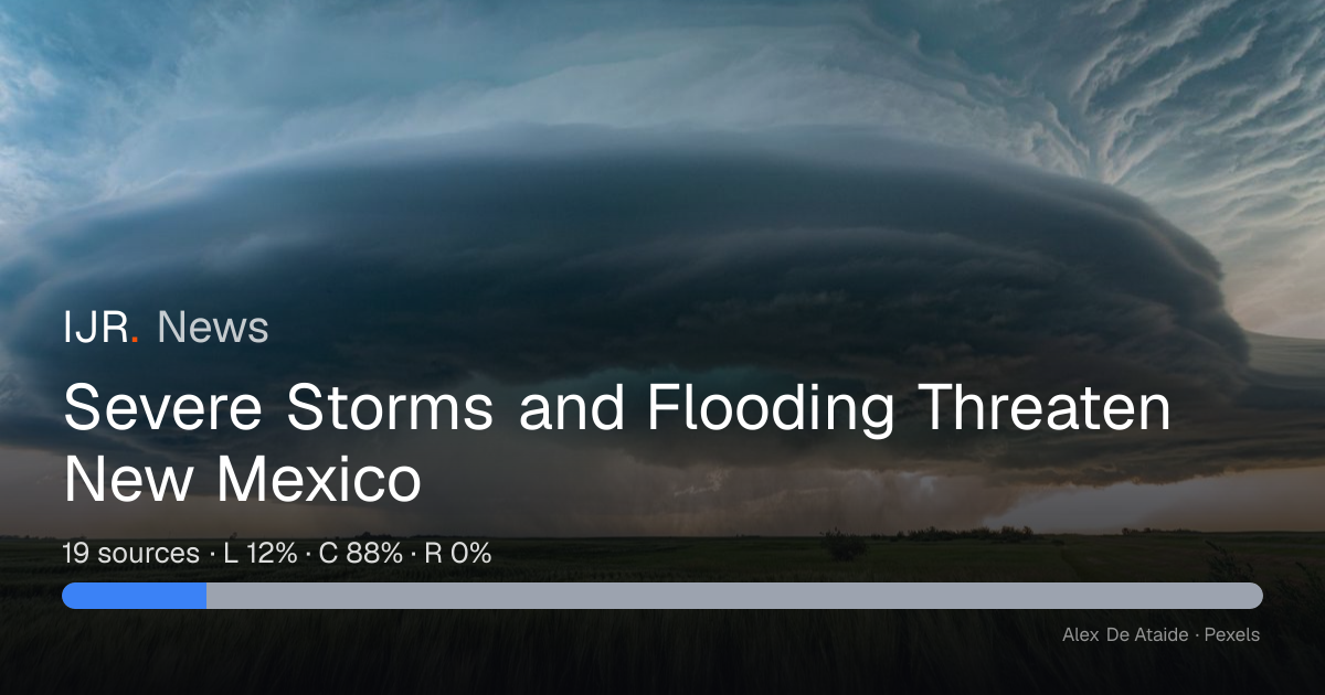 Severe Storms and Flooding Threaten New Mexico